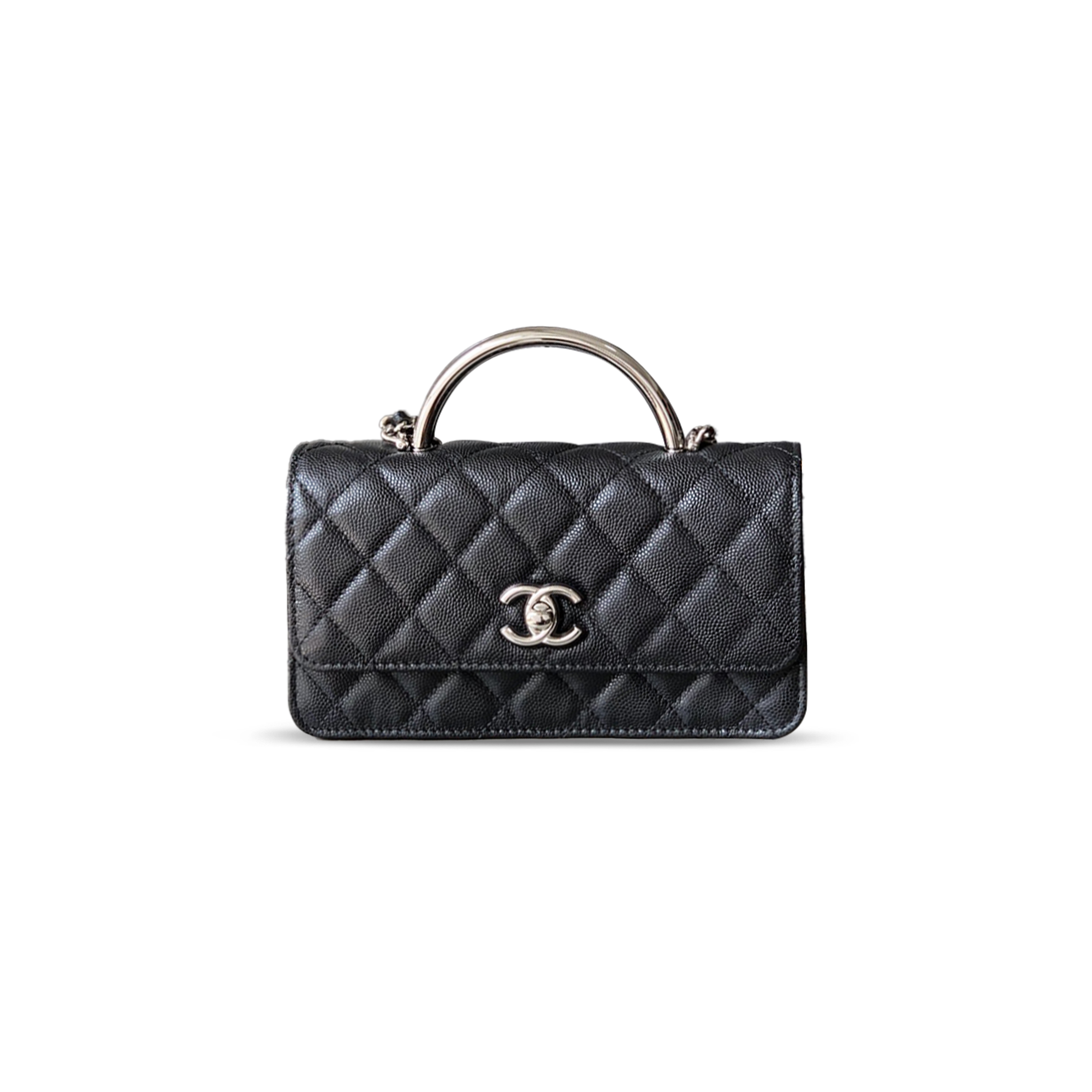 CHANEL MINI WALLET ON CHAIN FLAP 372912 (18.5*11*6cm)